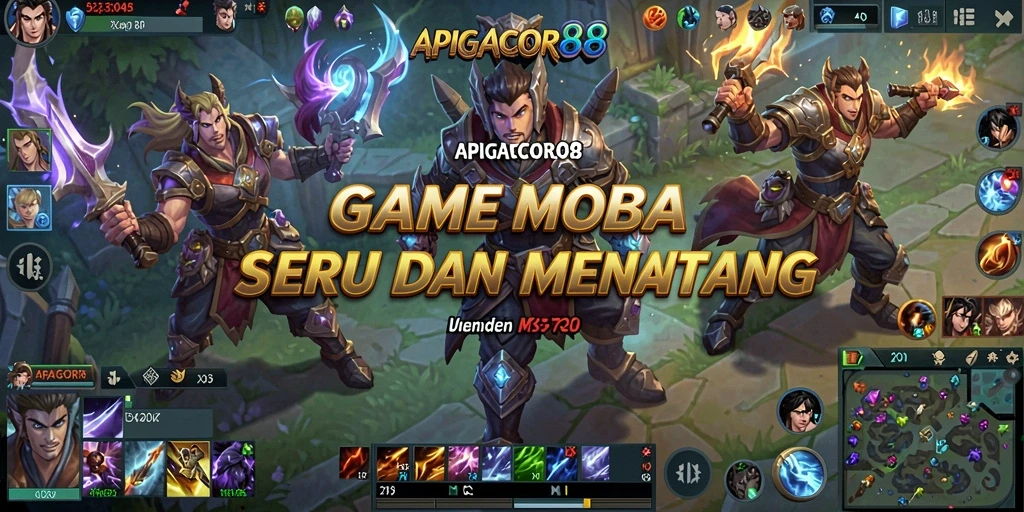 Tampilan intens dalam pertarungan multiplayer APIGACOR88.