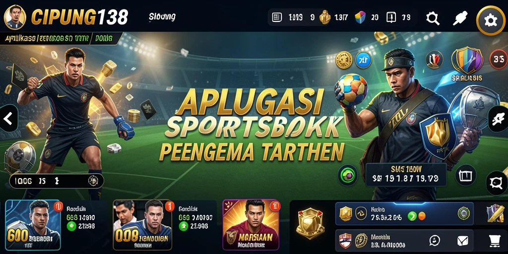 Screenshot menampilkan gameplay menarik dari aplikasi Sportsbook.
