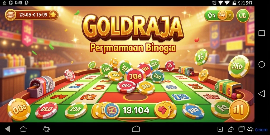 Tampilan gameplay seru dari permainan Bingo GOLDRAJA.