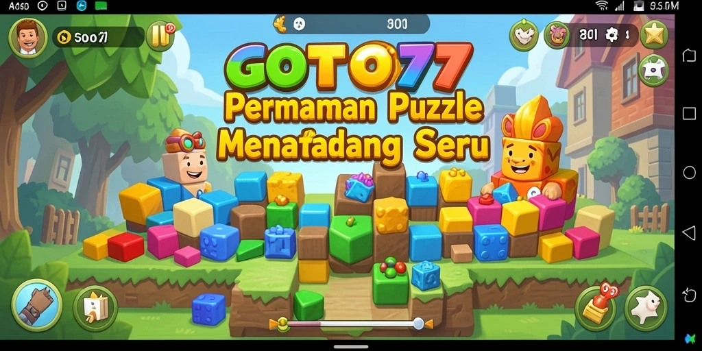 Tampilan gameplay <strong>GOTO77</strong> yang menantang dan mengasyikkan dalam kategori puzzle.