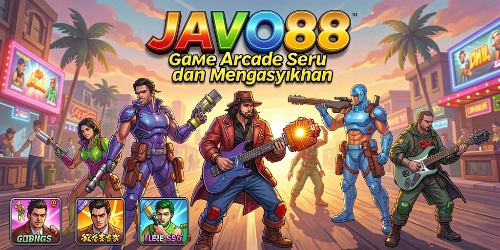 Screenshot menampilkan aksi gameplay seru JAVO88 di level yang menantang.