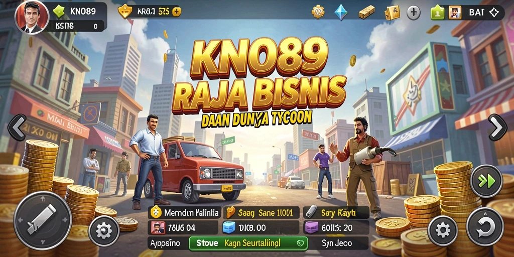 Tampilkan gameplay seru KNO89 saat membangun imperium bisnis.