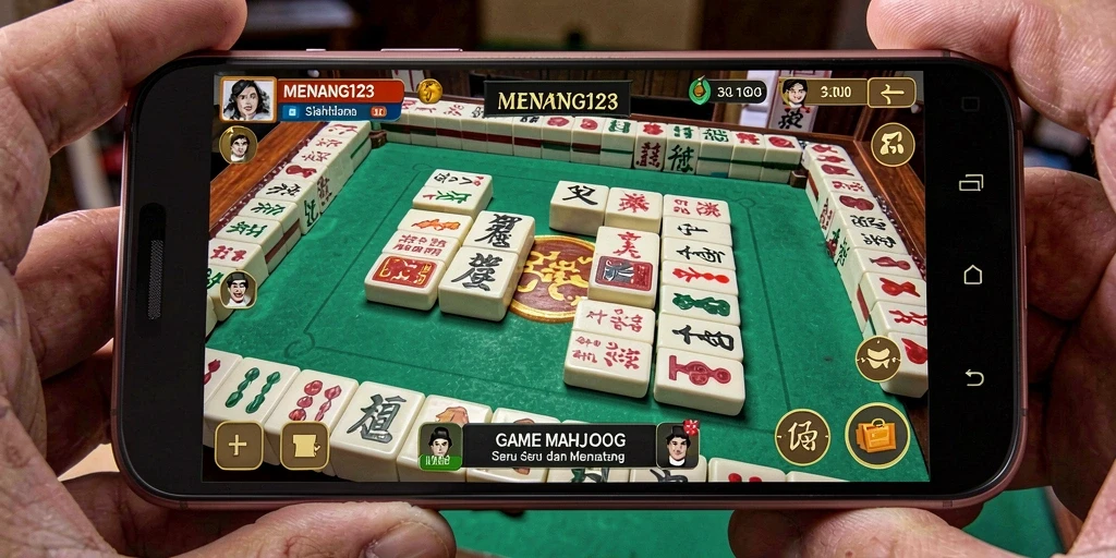 Tampilan screenshot MENANG123 dengan gameplay Mahjong yang menarik.