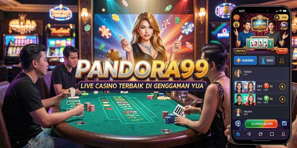 Tampilan gameplay seru dan interaktif di PANDORA99 Live Casino.