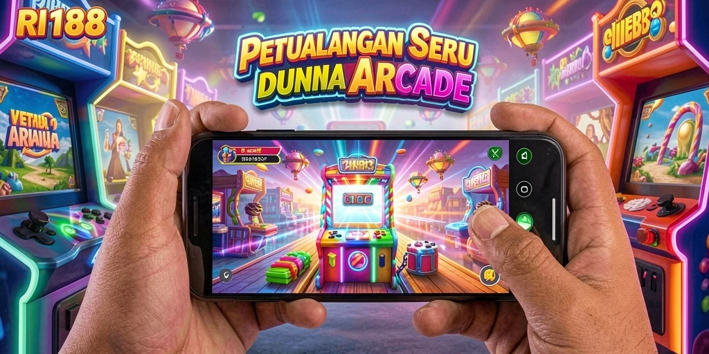 Screenshot utama RI188 menampilkan gameplay seru dan karakter unik.