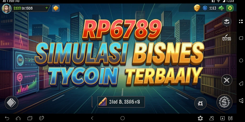 Screenshot utama RP6789 menampilkan momen seru dalam membangun empire bisnis.