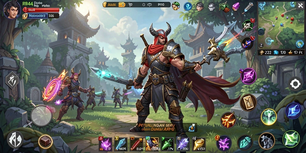 Gameplay seru dalam dunia fantasi ARPG RR44.
