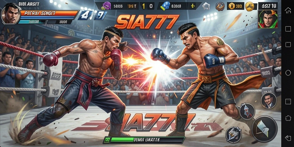 Gameplay SIA777 menunjukkan pertarungan seru dengan aksi mendebarkan.