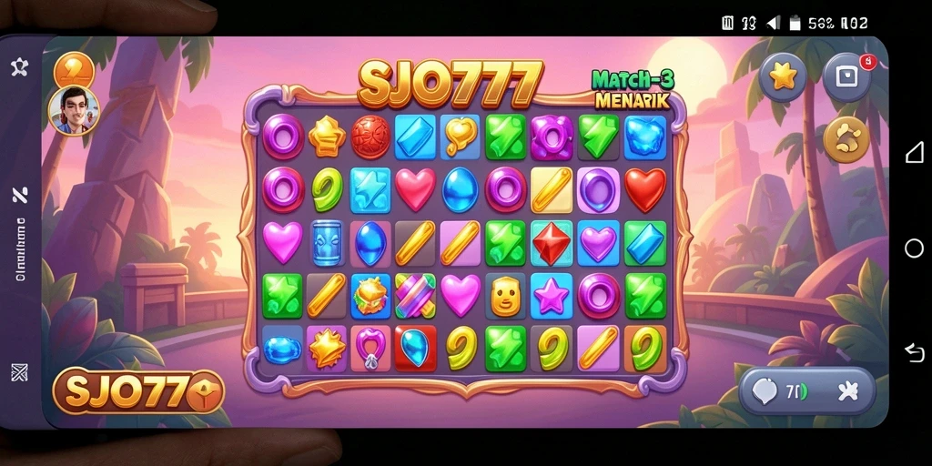 Tampilan gameplay SJO777 yang seru dan penuh warna.