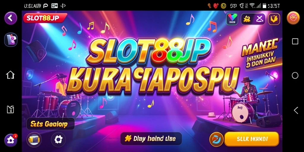 Tampilan menarik saat bermain game Musik di SLOT88JP.
