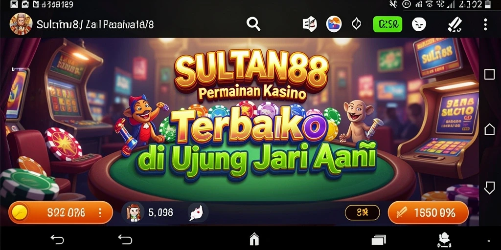 Tampilan gameplay menegangkan dari SULTAN88 yang penuh warna.