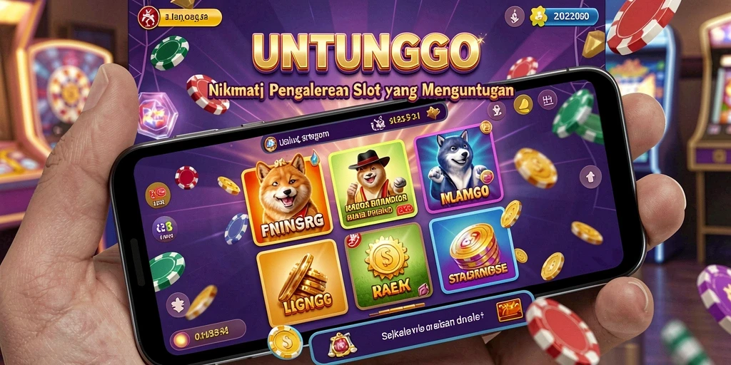 Tampilan menarik dari permainan Slot UNTUNGGO yang penuh warna.