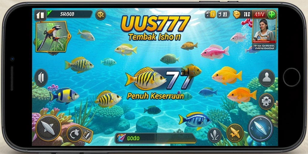 Tampilan gameplay UUS777 yang menarik dengan aksi menembak ikan.