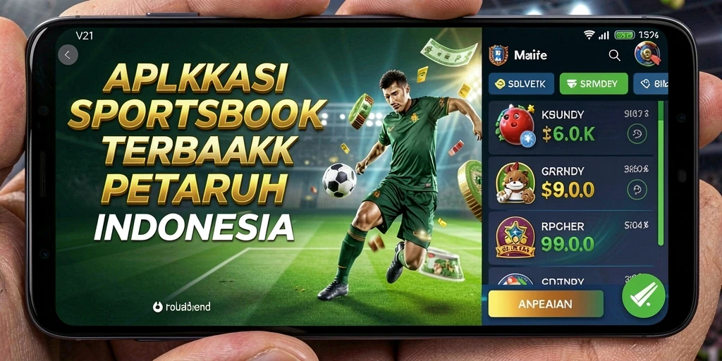 Tampilan menarik dari V21 saat bermain taruhan olahraga.